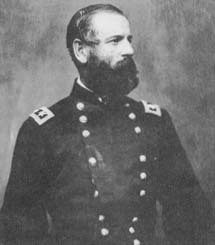 Major General Fitz-John Porter, court-martialed after the defeat of the Union troops at the Battle of Bull Run. (Courtesy, National Archives)