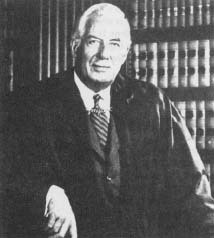 Chief Justice Burger voted with the majority in the Roe v. Wade decision which affirmed a woman's "fundamental right" to privacy in the area of choosing whether or not to have an abortion. (Courtesy, Library of Congress)
