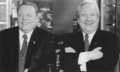 Larry Flynt and Rev. Jerry Falwell. (Archive Photos)
