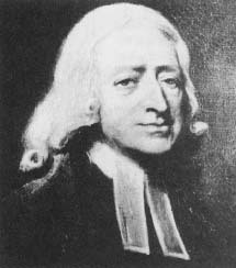 Painting of John Wesley. (Courtesy, Library of Congress)