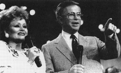 Televangelists, Jim and Tammy Bakker. (AP/Wide World Photos)