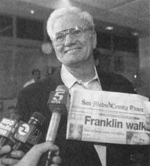 George Franklin as he was released from jail. (AP/Wide World Photos)