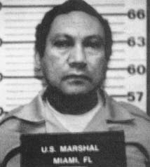 Former Panamanian dictator General Manuel Noriega being booked in Miami for charges of drug trafficking, conspiracy, and racketeering. (Archive Photos)