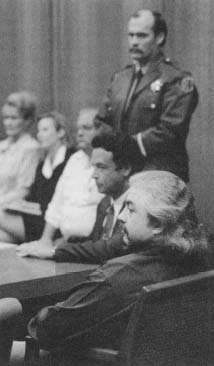 Richard Allen Davis (foreground) sitting in the courtroom after hearing of his death sentence. (API Wide World Photos)